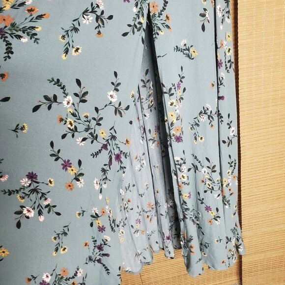 Women's Size Small Boutique Dress Floral Side Split New Maxi - Picture 7 of 12